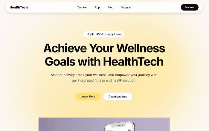 Plantilla web para Salud & bienestar
